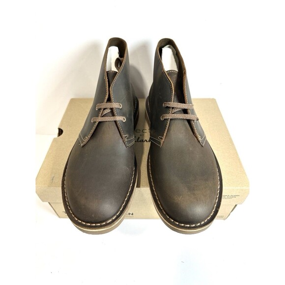 Clarks® (Men\'s 10.5 M) Bushacre™ 2 Brown Desert Leather Chukka Boots - $120 New main image 4